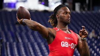 Patriots Quarterback Joe Milton III's Full NFL Combine Workout | New England Patriots