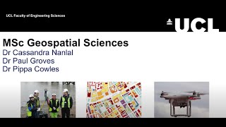 MSc Geospatial Sciences