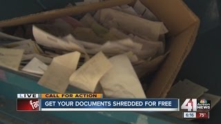 Get your documents shredded for free