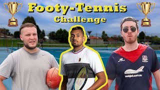 Footy Tennis Challenge @YungkingCookson