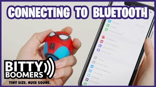 Syncing your Bitty Boomer Bluetooth Speaker