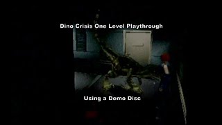 Ps1 The Best Horror Games Demo Disc Dino Crisis 1 of 3 One Level Playthrough :D #Playstation #Demo