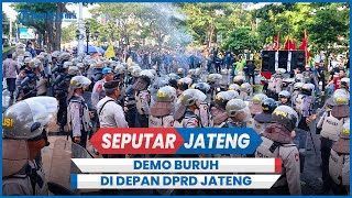 May Day di Semarang, Water Canon Hingga Tembakan Peringatan Dikeluarkan Petugas