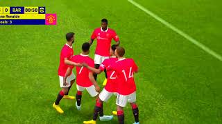 eFootball Pes 2023 MOBILE FIRST NEW GAMEPLAY [MANCHESTER UNITED VS FC BARCELONA]