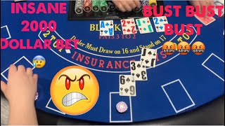 $15,000 BUY-IN ~ HIGH ROLLER BLACK JACK SESSION ~ $500 MINIMUM BET !