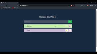 Todo List using react || CONTEXT API ||LOCAL STORAGE