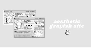 b&w site; interactive carrd tutorial