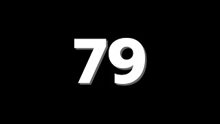 79 Second Countdown Timer With Sound Effect