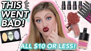 $10 OR LESS! NEW DRUGSTORE  MAKEUP! 2019