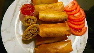 Spring Rolls chicken ปอเปี๊ยะไส้ไก่