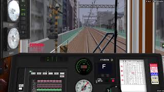 bve5 阪急京都線 淡路～梅田 普通1345列車 1300系1303F