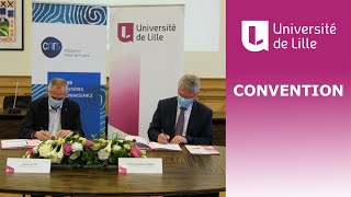 Signature de la convention avec le CNRS