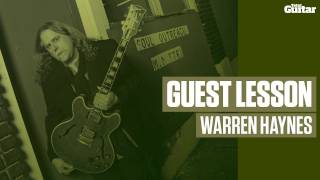 Warren Haynes Guest Lesson (TG219)