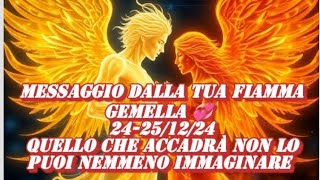 Messaggio dalla tua fiamma gemella 💞 24-25/12/24 Ho deciso di correre il rischio