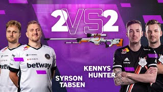 BIG x G2 AWP 2vs2 | With tabseN, kennyS, huNter- \u0026 syrsoN!