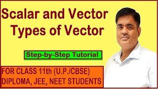 Introduction of Vector Quantities - Class 11th, Diploma , JEE, NEET Sudents