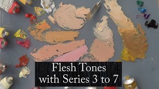 Demonstrating Flesh Tones using Michael Harding Series 3 to 7 Oil Colours, by Vicki Norman