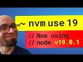 Easily manage multiple Node.js versions with NVM