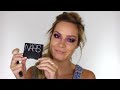 purple shimmer sunset makeup tutorial shonagh scott showme makeup