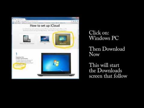 Install and sync iCloud on your PC Install and sync iCloud on your PC
