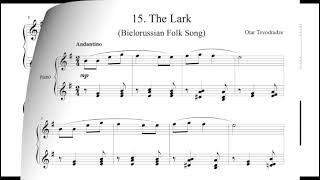 Otar Tevdoradze -  The Lark (Bielorussian Folk Song), see below for complete title