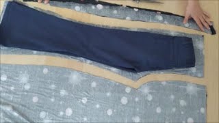 PRATİK BOL PAÇA YAZLIK PANTOLON KESİMİ VE DİKİMİ (PÜF NOKTALI ANLATIM) | SPANISH PANTS