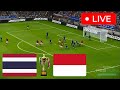 Thailand u19 vs Indonesia u19 LIVE 🔴AFF Championship U19, Final ⚽ Simulation/Recreation