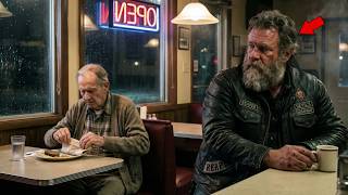 Old Man Was Eating Half a Meal and Wrapping the Rest in a Napkin Every Day—Until the Biker Asked Why