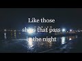 ships by barry manilow with lyrics