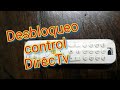 Como desbloquear nuevo control Directv