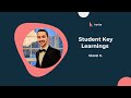 Student Key Learnings - Viorel C.