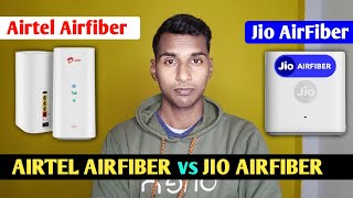 Jio AirFiber vs Airtel AirFiber Full Comparisons 2025 which one is better | Speed Test | Plan Detail