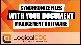 Synchronize files with your document management software