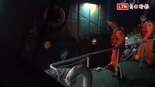 摸黑越界到彭佳嶼捕魚 中國籍漁船栽在海巡隊手裡