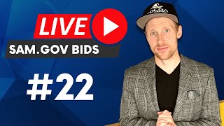 🔴 SAM.gov LIVE Bid Training #22 | Federal Government Contracts Solicitations on SAM