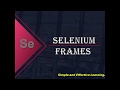 Frames in selenium Webdriver || How to Handle Frames in Selenium Webdriver || iFrames in Selenium