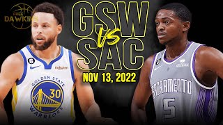 Golden State Warriors vs Sacramento Kings Full Game | Highlights Nov 13, 2022 | FreeDawkins