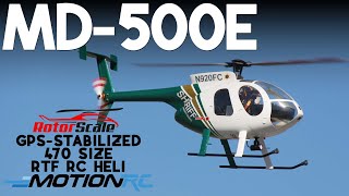 RotorScale MD-500E Super Scale 470 Size GPS Stabilized Helicopter | Motion RC