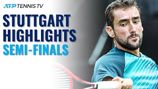 Auger-Aliassime vs Querrey; Cilic vs Rodionov | Stuttgart 2021 Semi-Final Highlights