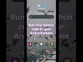 How to run Python on Mobile | Python 3 on android phone using Pydroid App