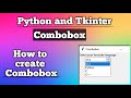 How to create Combobox |Python and Tkinter GUI