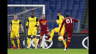 (NO FAKE) 💣💥 Riccardo Calafiori, che gol! Europa League AS Roma-Young Boys 3-1
