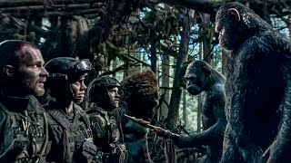Human Soldiers Attack Apes Village | War for the Planet of the Apes