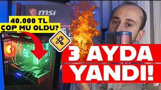 🔥 3 Aylık Bilgisayarımın Anakartı Yandı! Servis Çözüm Bulabildi Mi?