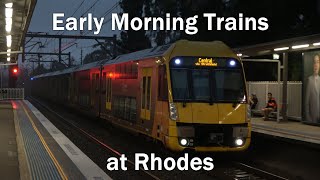 [4K] Early Morning Train Spotting at Rhodes | T9 Northern