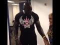 WWE Natalya & Titus O'Neil Backstage In Edmonton