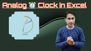 How to Make Analog Clock in Excel | Using Excel Chart with VBA coding