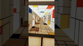 3D corridor illusion art