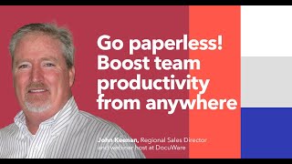 Go paperless! Boost team productivity with this fast-to-install, user-friendly document solution