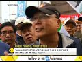 thousands protest in taiwan against china s bullying